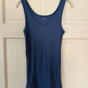 Three Dot Women’s Blue Tank Top - Medium